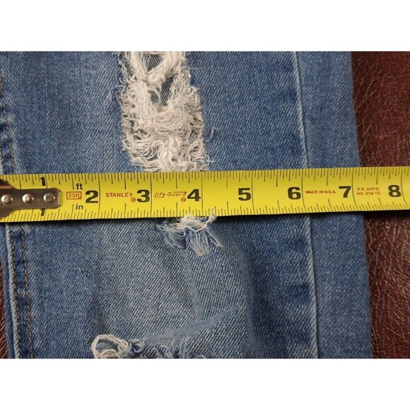 Wax Jeans Los Angeles Light Wash Distressed Size 7/28 - Picture 16 of 16